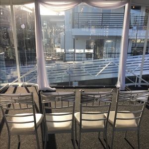 Chair sashes silver 120 in quality